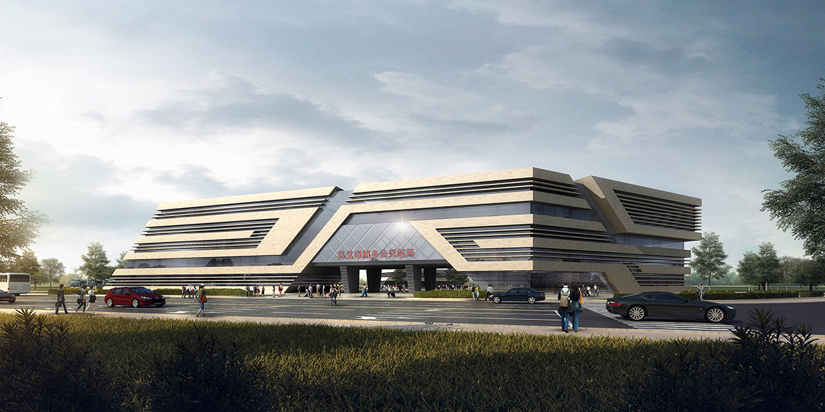 鞏義市五里堡城鄉(xiāng)客運(yùn)公交場站綜合樓、維修車間幕墻外裝飾工程