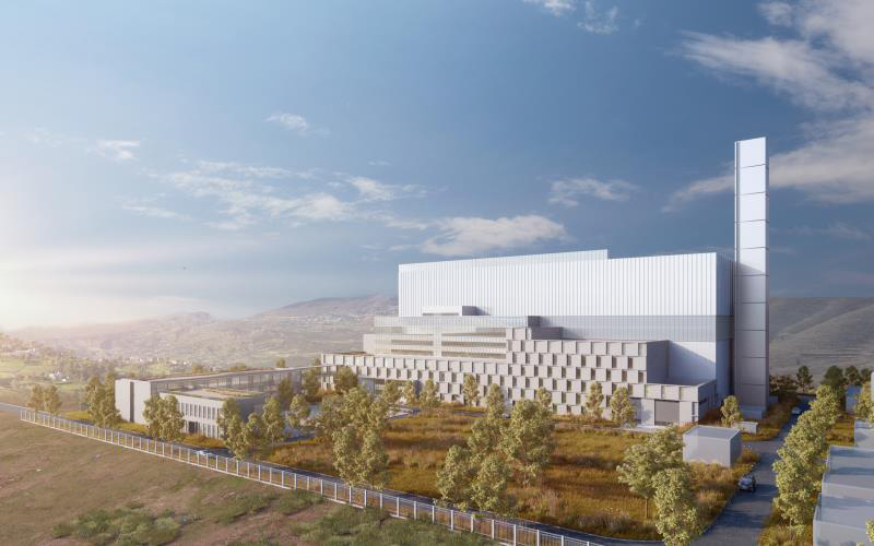 輝縣靜脈產業(yè)園生活垃圾焚燒發(fā)電項目主廠房建筑幕墻外裝飾工程